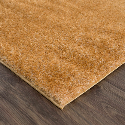 Heavenly Solid Mustard Plush Rug - Decor Addict, LLC