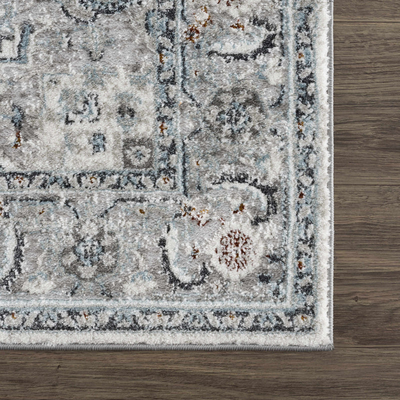 Liverpool Gray & Blue Area Rug - Decor Addict, LLC