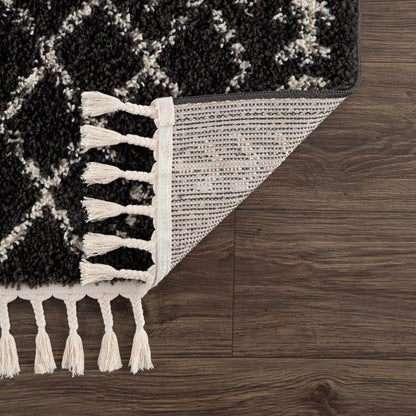 Godalming Black Plush Carpet - Decor Addict, LLC