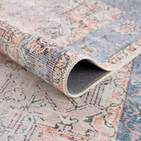 Rosman Distressed Washable Rug - Decor Addict, LLC