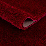 Heavenly Solid Red Plush Rug - Decor Addict, LLC