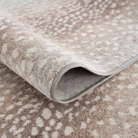 Pointblank Tan Leopard Print Rug - Decor Addict, LLC