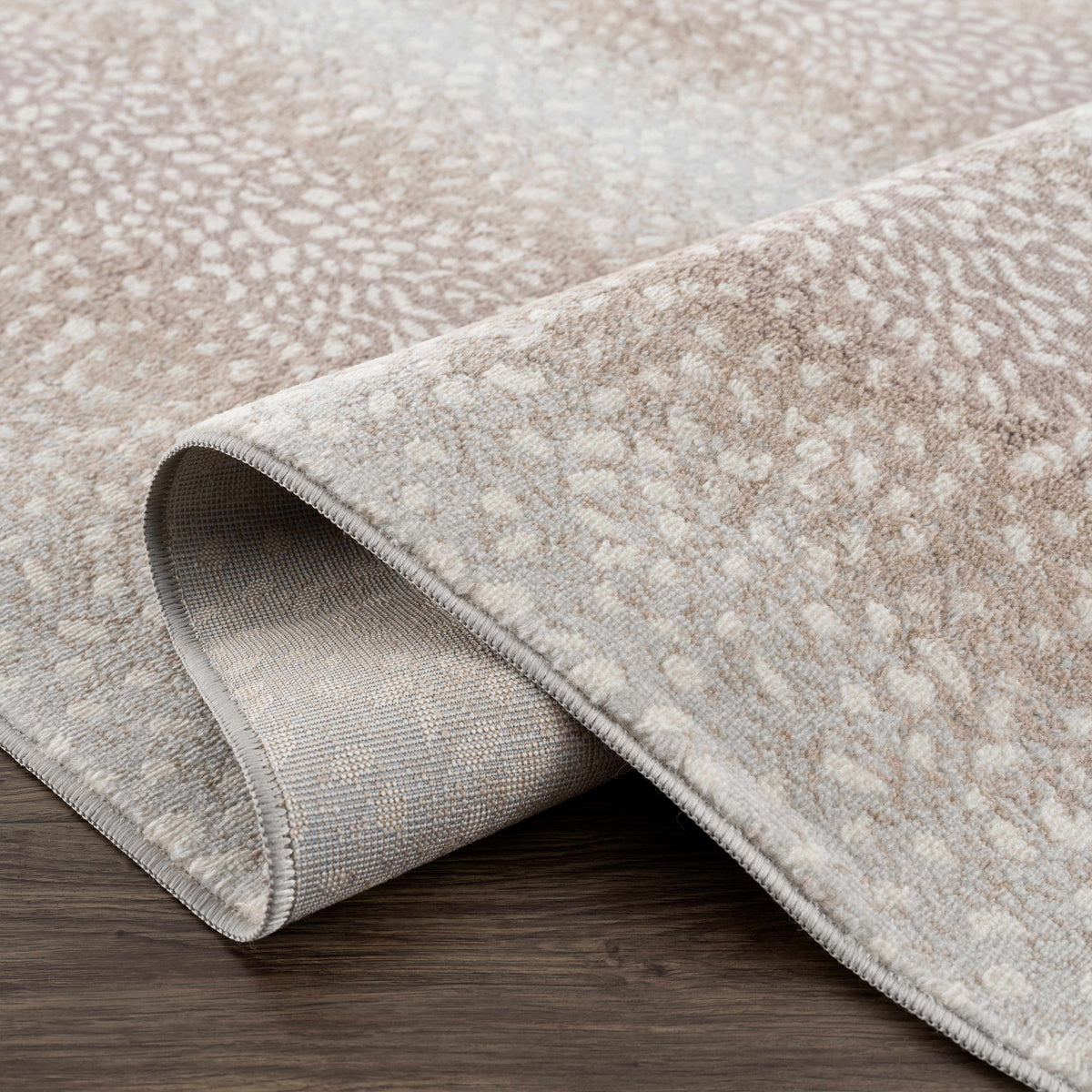 Pointblank Tan Leopard Print Rug - Decor Addict, LLC