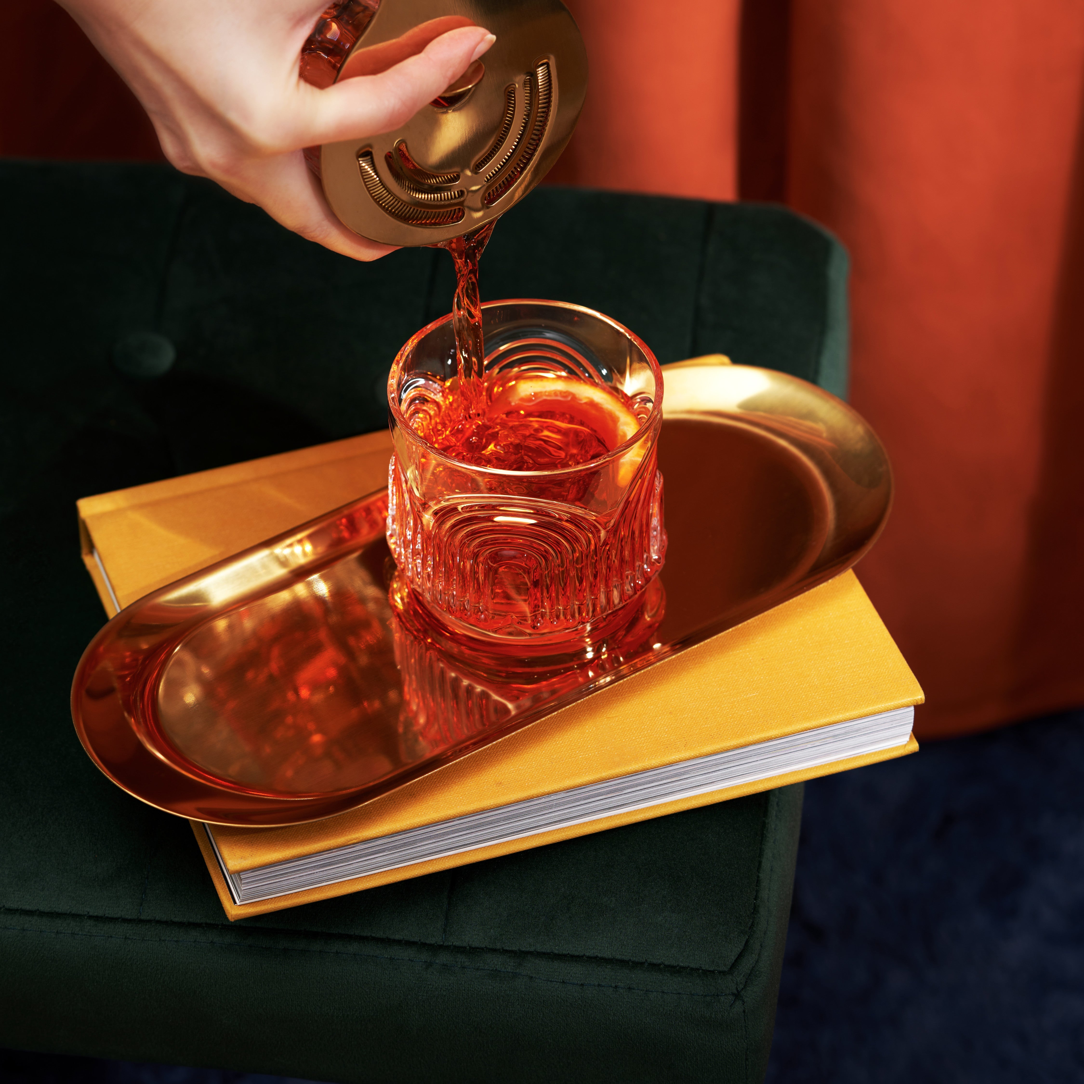 Beau Crystal Lowball Tumblers, Set of 2 - Decor Addict, LLC