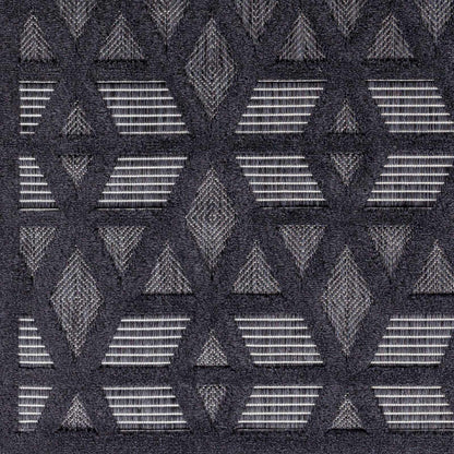 Nuri Black Outdoor Rug - Decor Addict, LLC