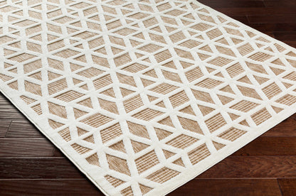 Nuri Tan Outdoor Rug - Decor Addict, LLC