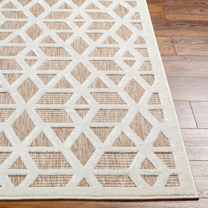 Nuri Tan Outdoor Rug - Decor Addict, LLC