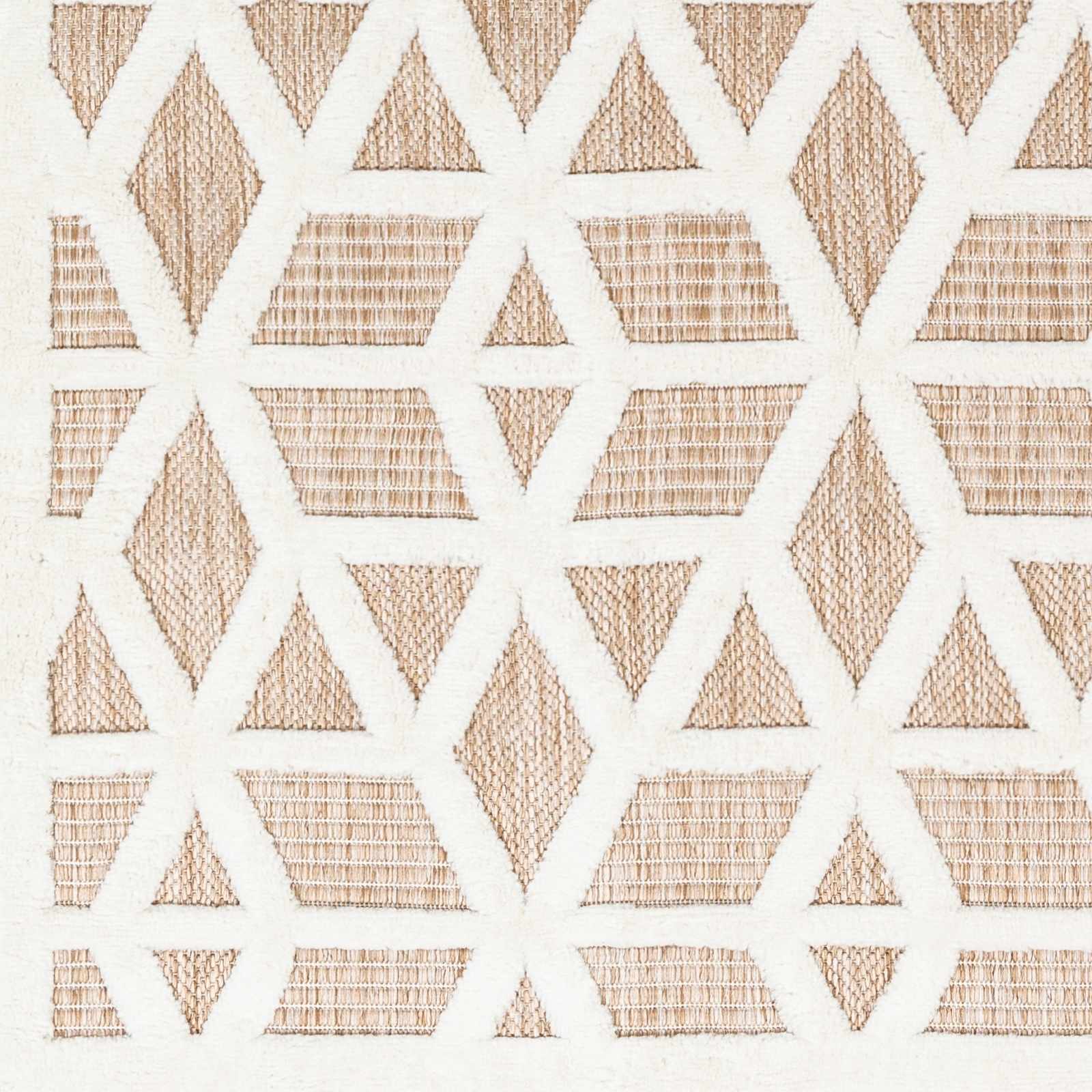 Nuri Tan Outdoor Rug - Decor Addict, LLC