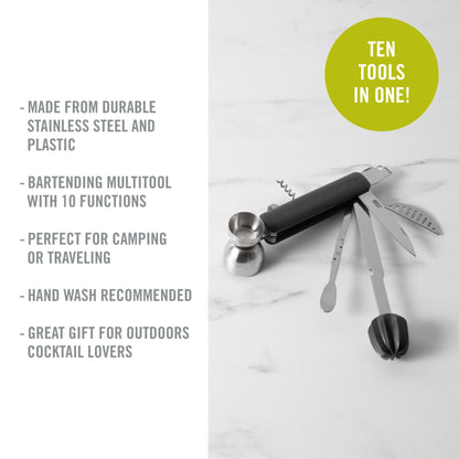 10-in-1 Bartending Tool - Decor Addict, LLC