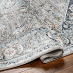 Liverpool Gray & Blue Area Rug - Decor Addict, LLC