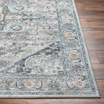 Liverpool Gray & Blue Area Rug - Decor Addict, LLC