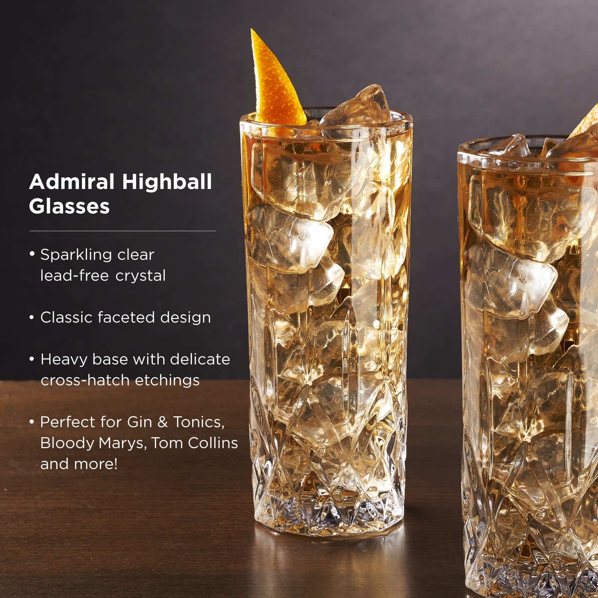 Admiral Highball Glasses - Thumbnail 5