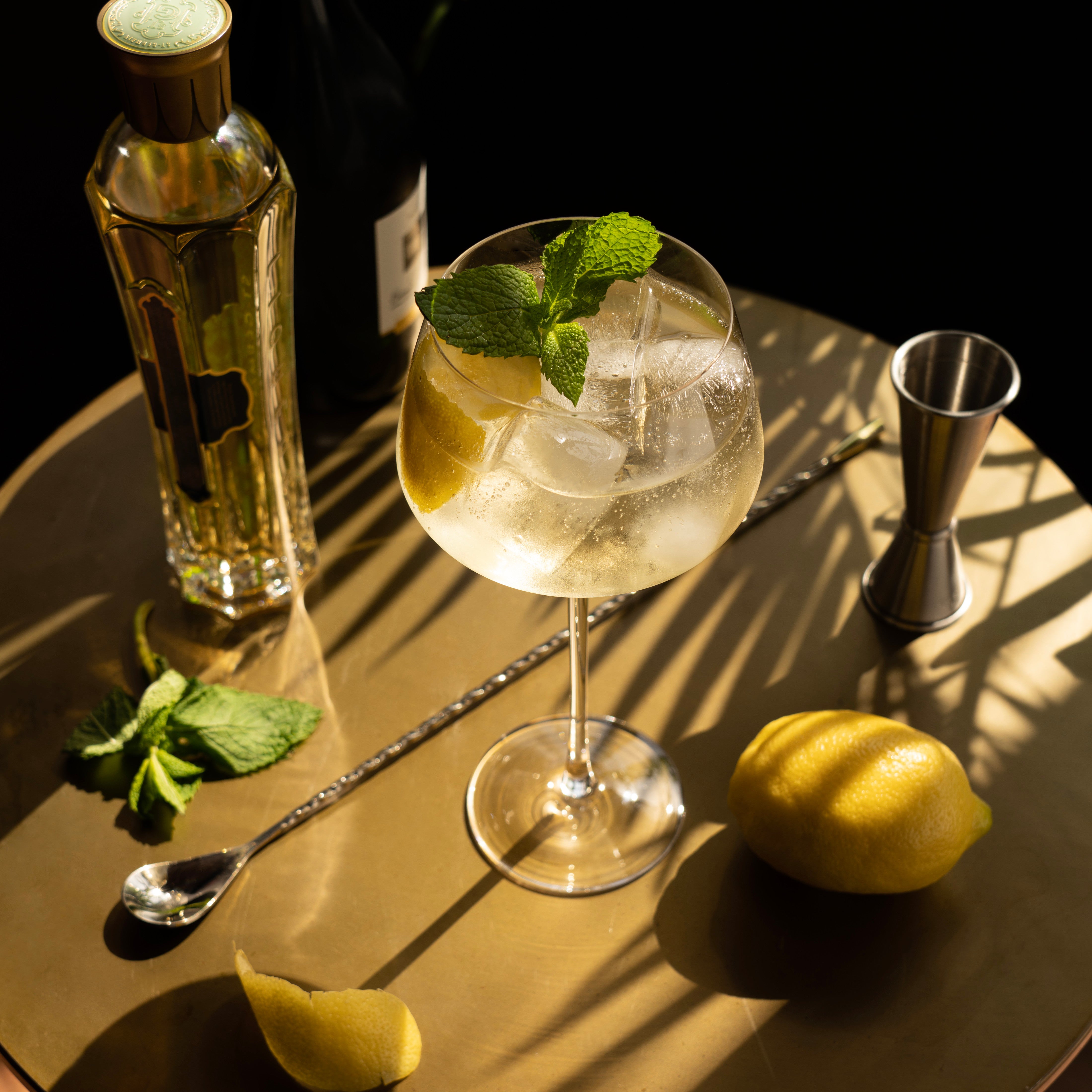 Raye Angled Crystal Amaro Spritz Glasses Set of 2 - Decor Addict, LLC