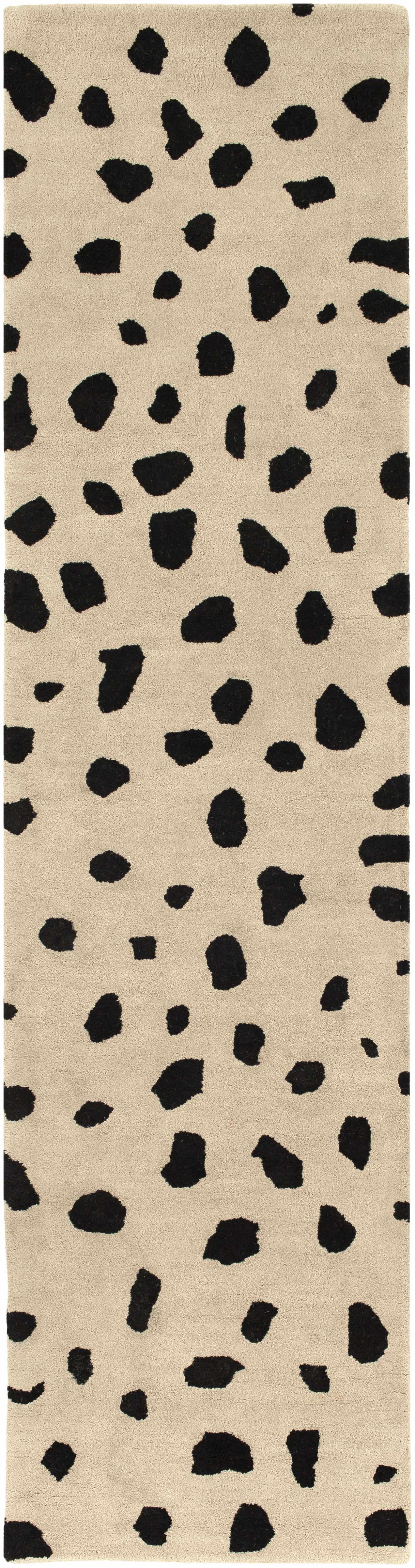 Guiseley Dalmatian Wool Area Rug - Decor Addict, LLC