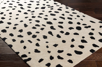 Guiseley Dalmatian Wool Area Rug - Decor Addict, LLC