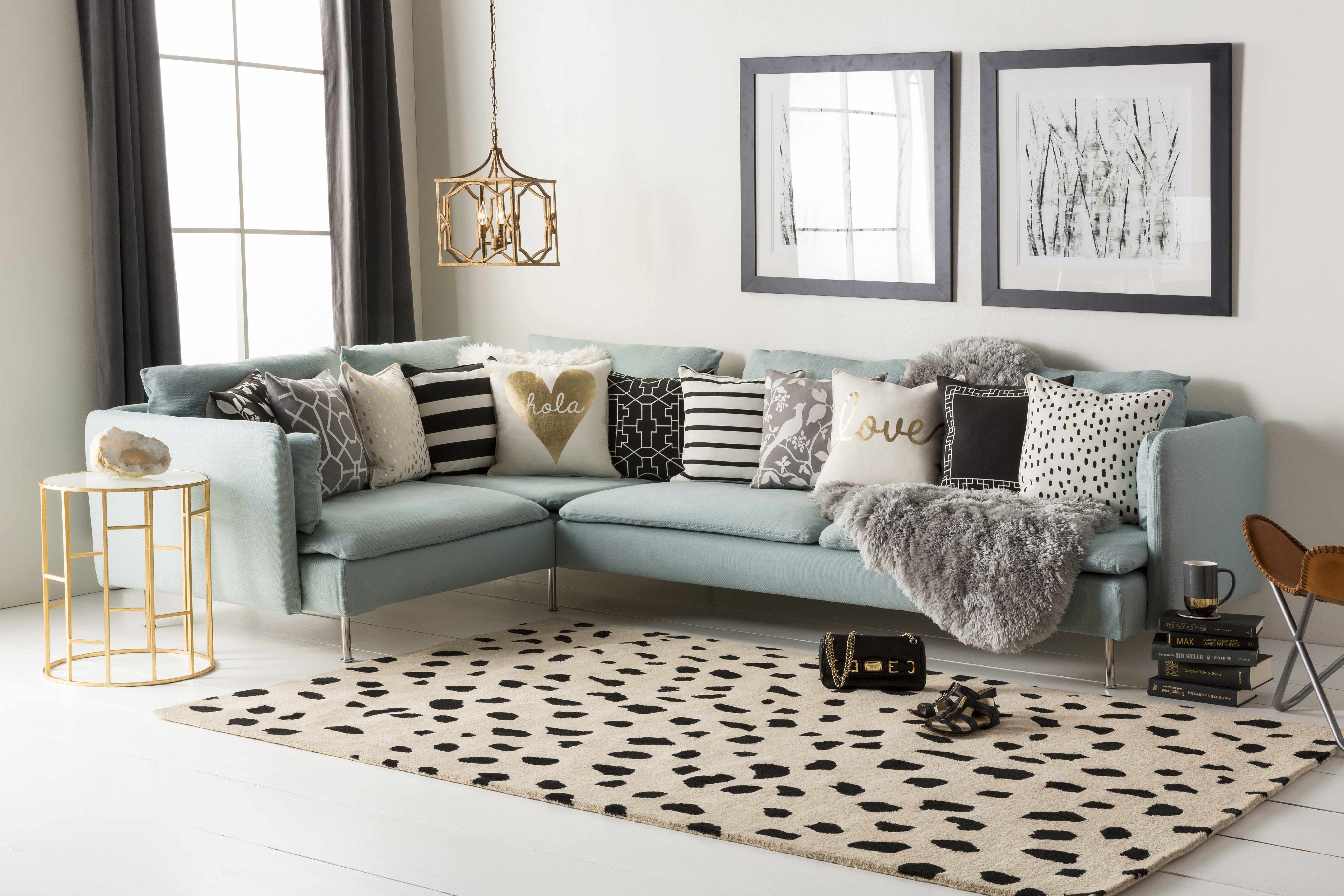 Guiseley Dalmatian Wool Area Rug - Decor Addict, LLC