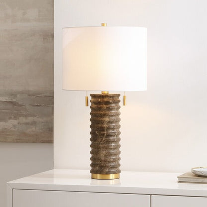 TOVA RESIN / METAL TABLE LAMP - Decor Addict, LLC
