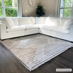 Maulawin Cream High-Low Area Rug - Decor Addict, LLC