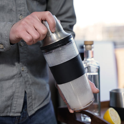 Cocktail Shaker FREEZE™ in Black - Decor Addict, LLC