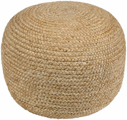 Kaumakani Jute Pouf - Decor Addict, LLC