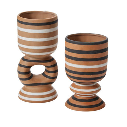 Trujillo Footed Pot 4.75"x 10.25 - Decor Addict, LLC