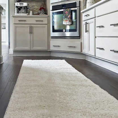 Judy Solid White Washable Rug - Decor Addict, LLC