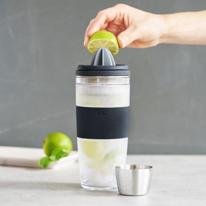 Cocktail Shaker FREEZE™ in Black - Decor Addict, LLC