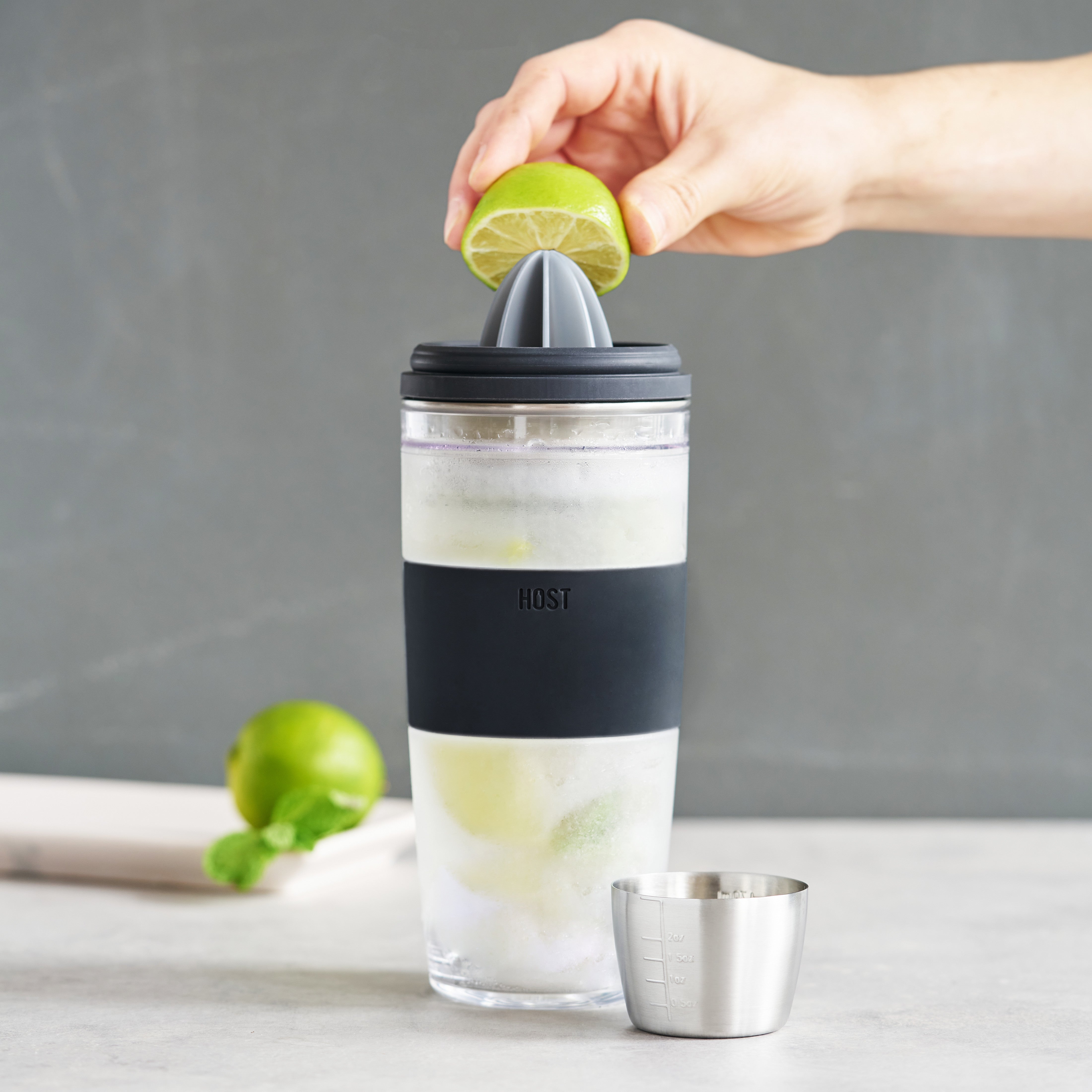 Cocktail Shaker FREEZE™ in Black - Decor Addict, LLC