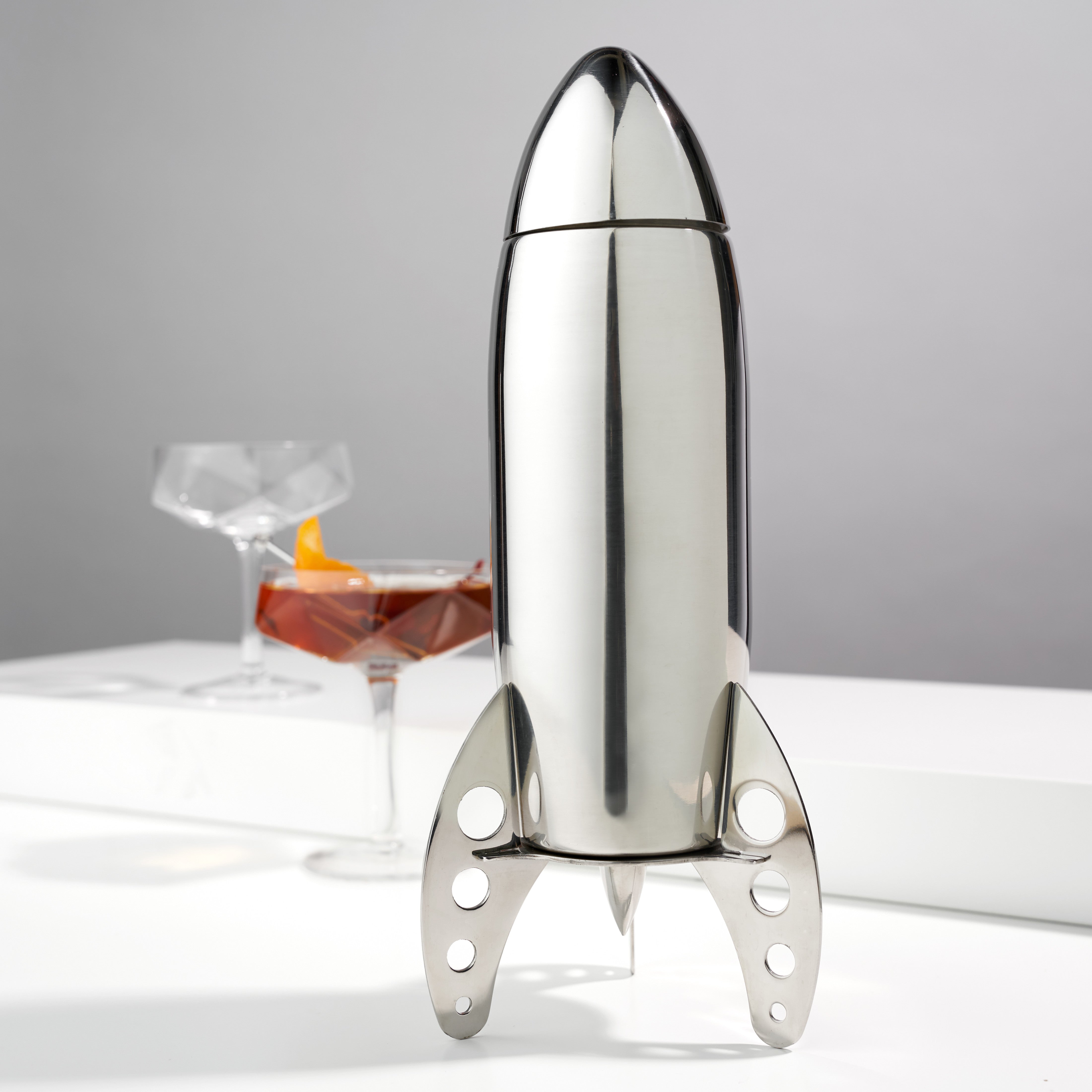 Irving Stainless Steel Rocket Cocktail Shaker - Decor Addict, LLC