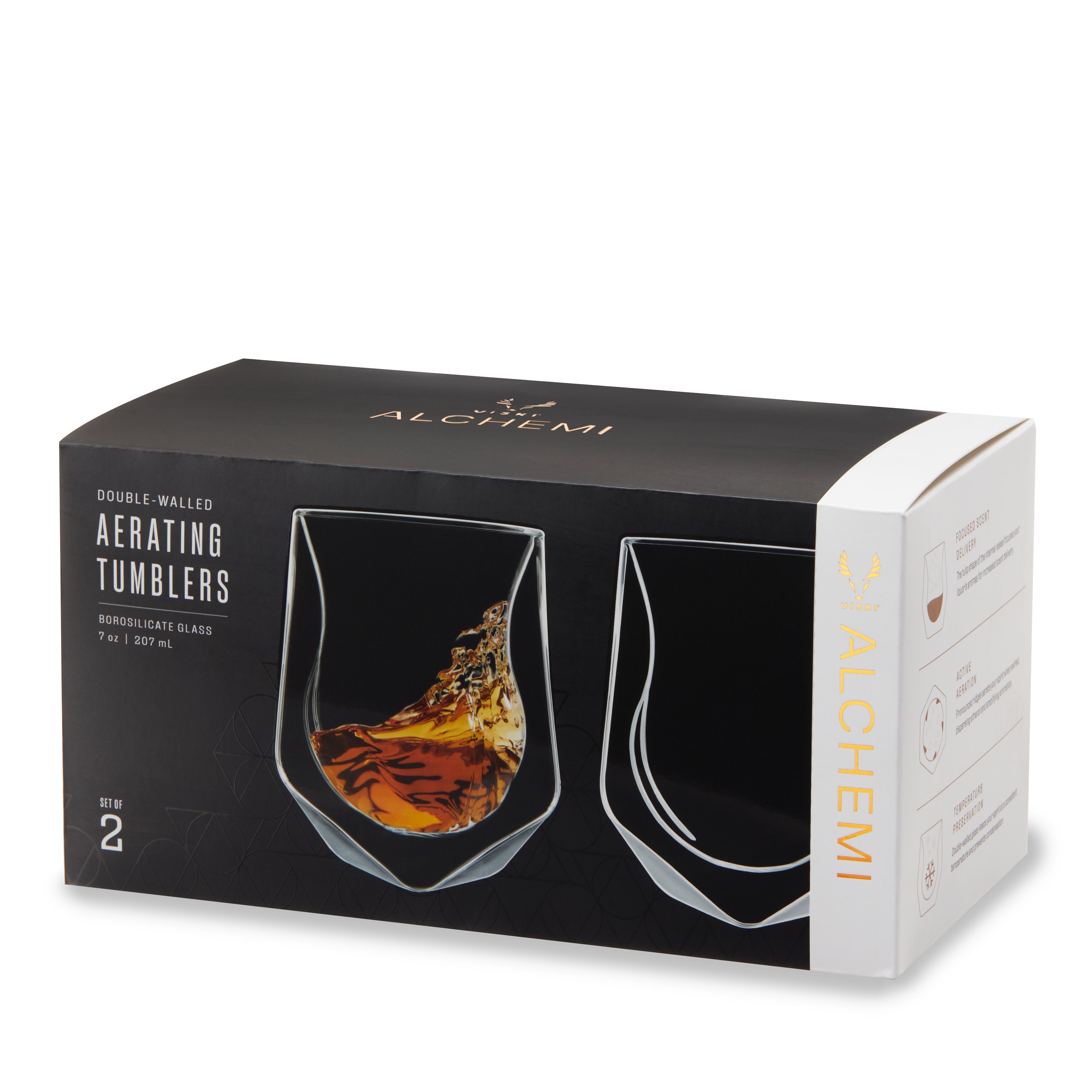 Alchemi Double-Walled Aerating Tumblers Set of 2 - Thumbnail 2