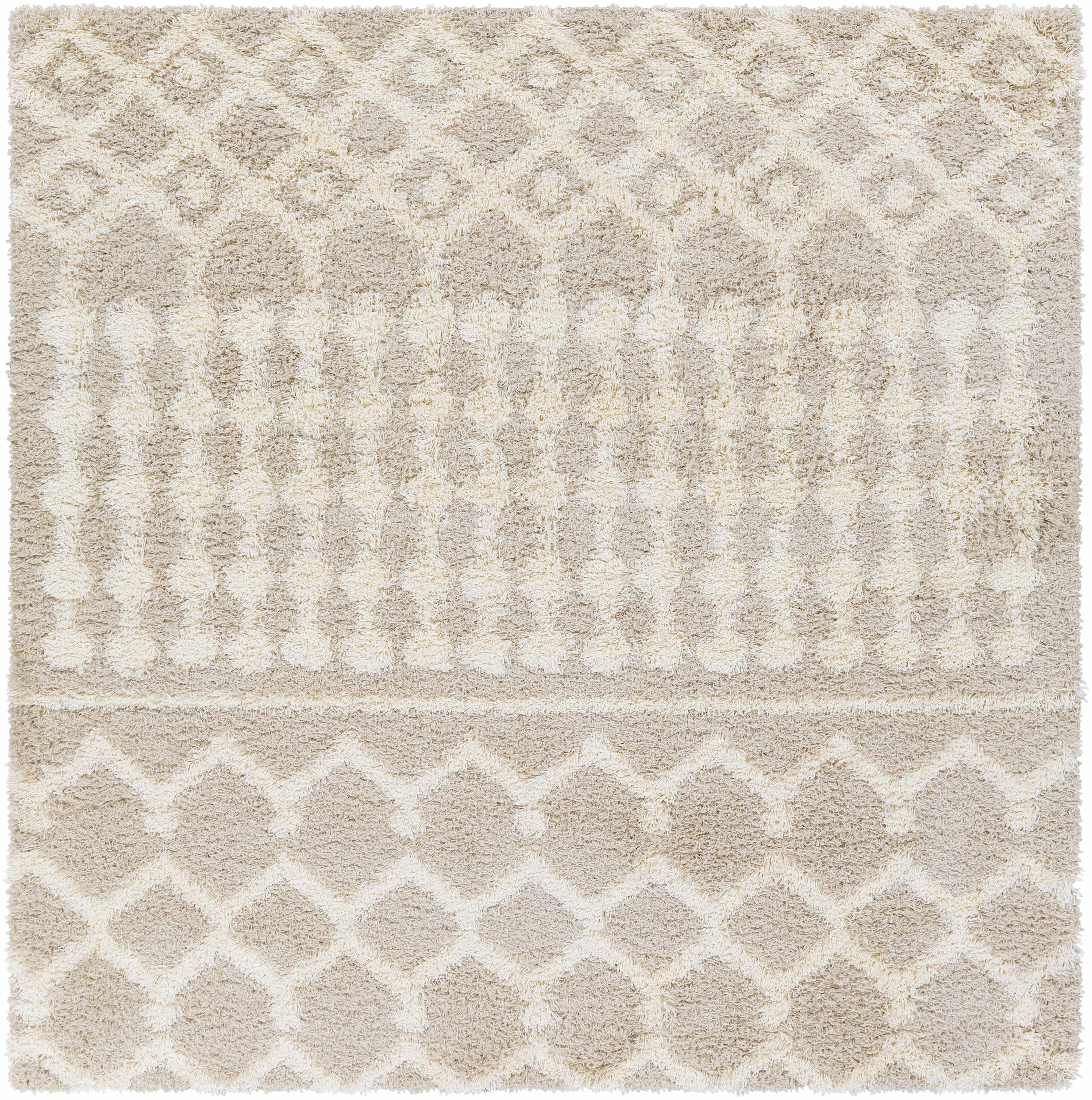 Prompton Cream Plush Area Rug - Decor Addict, LLC