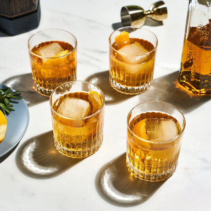 Reserve Milo Crystal Rocks Glasses Set of 4 - Decor Addict, LLC