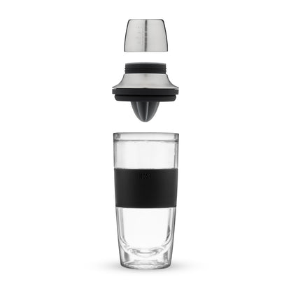 Cocktail Shaker FREEZE™ in Black - Decor Addict, LLC