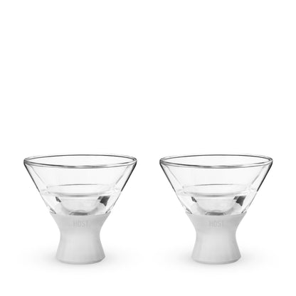 Glass Martini FREEZE™ , Set of 2 - Decor Addict, LLC