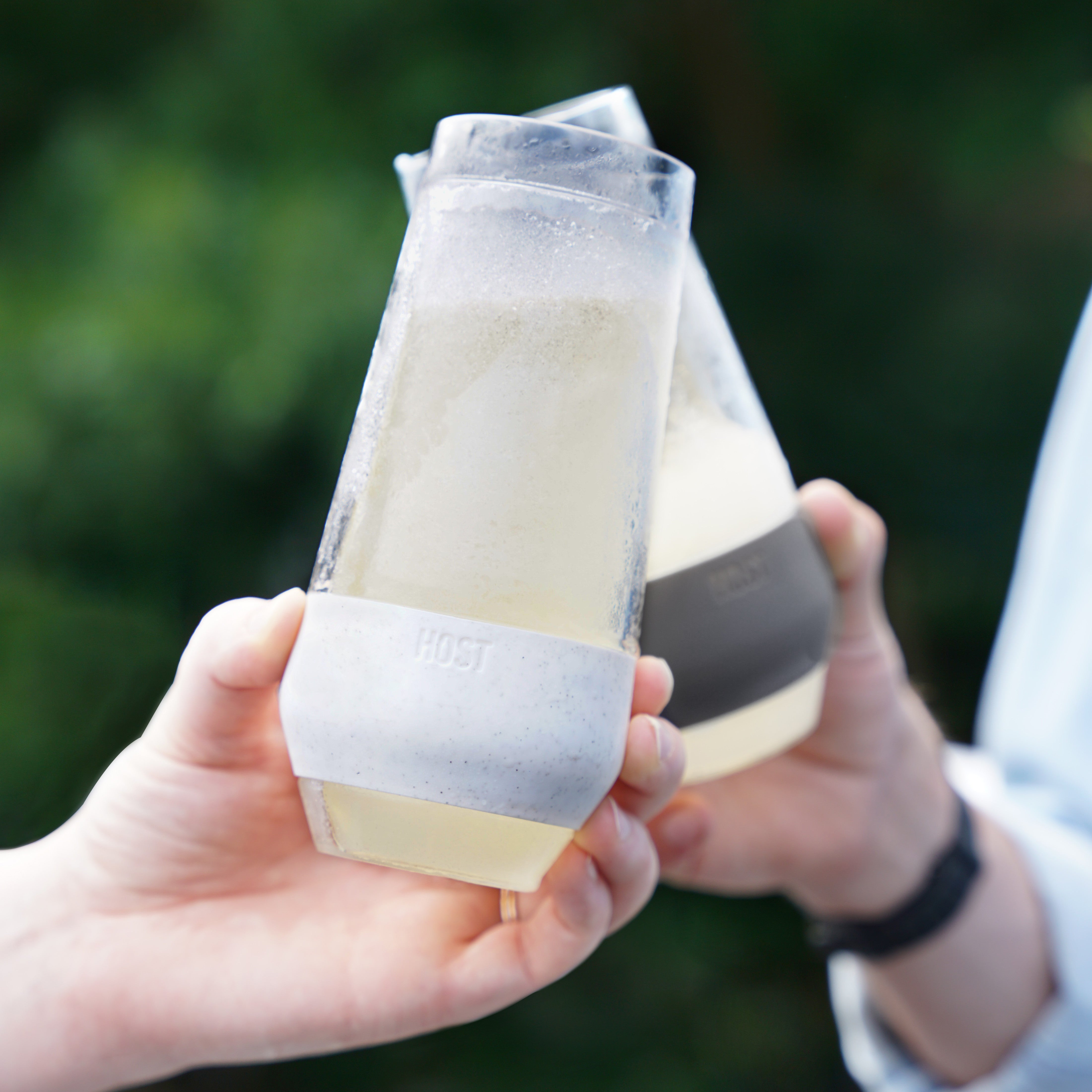 Champagne FREEZE™ in Glitter, Set of 4 - Decor Addict, LLC