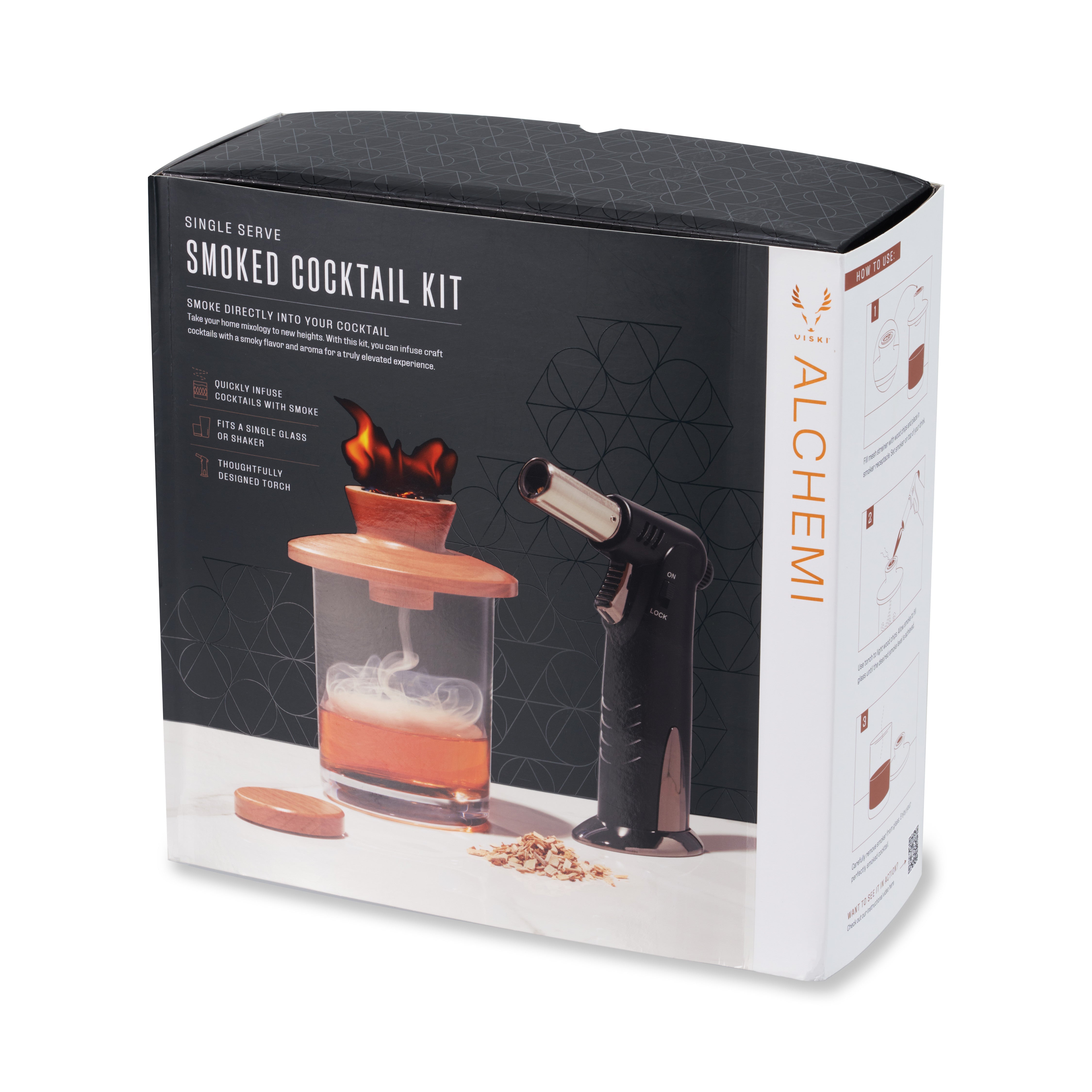 Alchemi Single Serve Smoked Cocktail Kit - Decor Addict, LLC
