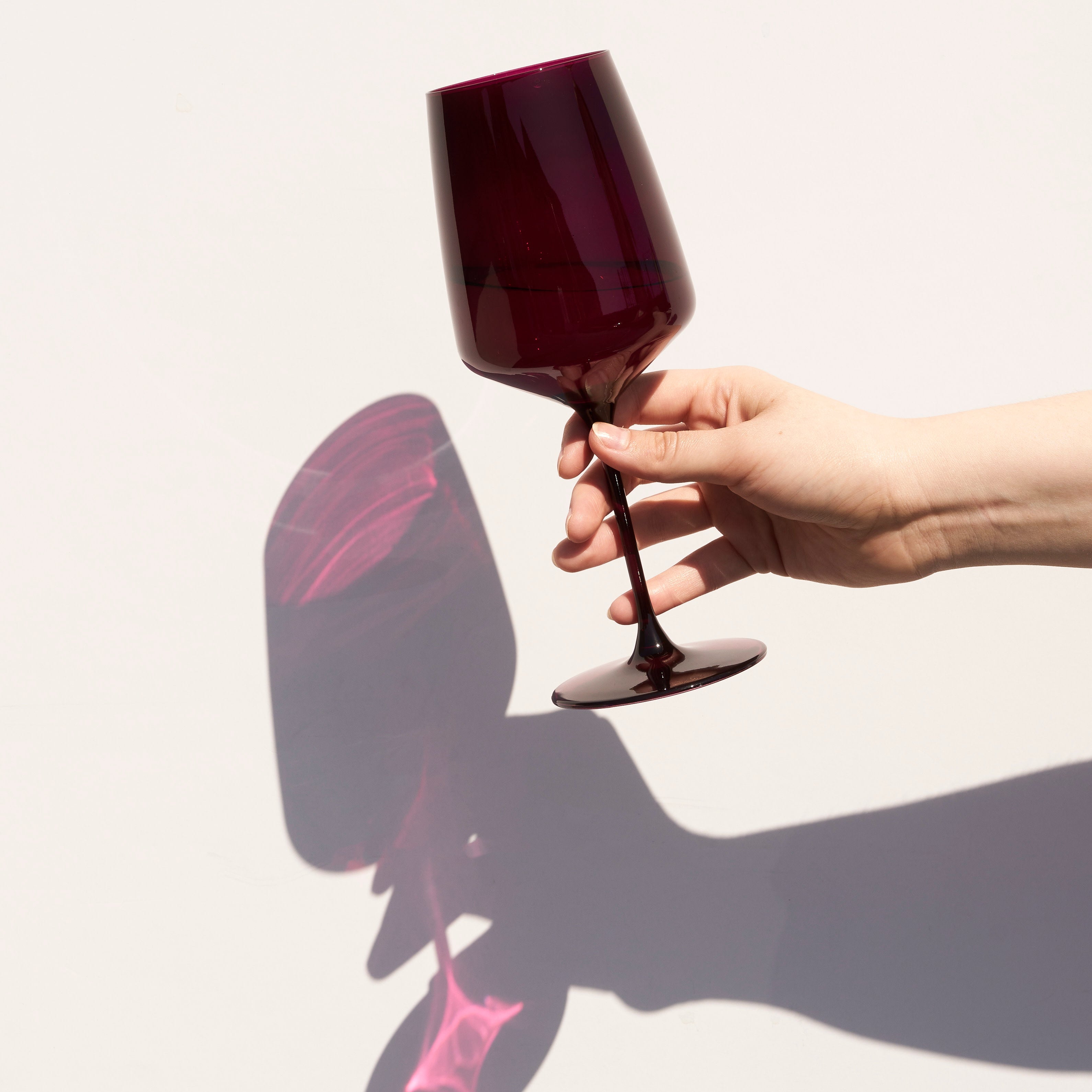 Reserve Nouveau Crystal Wine Glasses in Sunset Set of 4 - Decor Addict, LLC