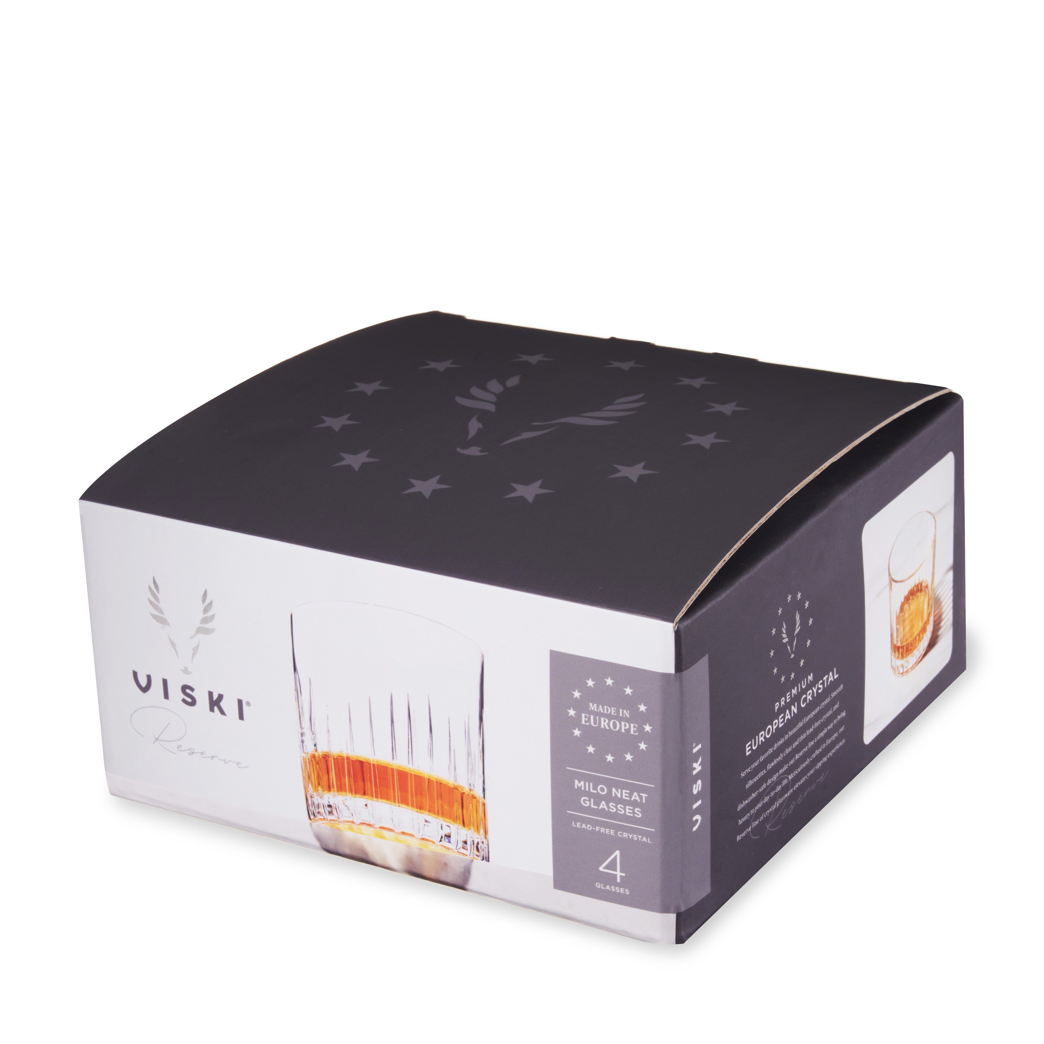 Reserve Milo Crystal Neat Glasses - Thumbnail 4