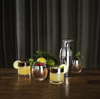 Irving Stainless Steel Penguin Cocktail Shaker - Decor Addict, LLC
