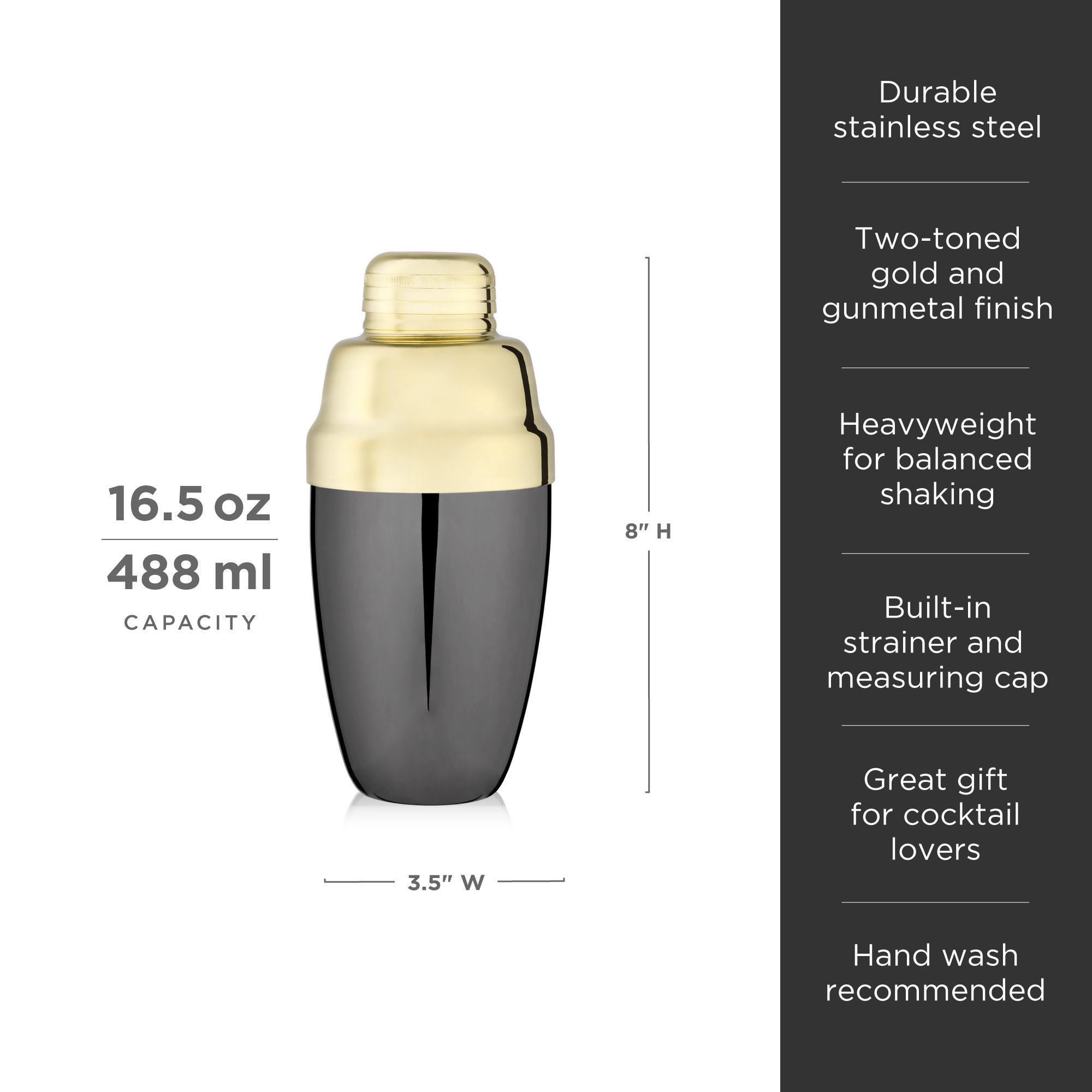 Heavyweight Cocktail Shaker - Thumbnail 5