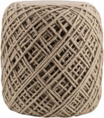 Bellingen Beige Pouf - Decor Addict, LLC