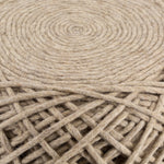 Bellingen Beige Pouf - Decor Addict, LLC