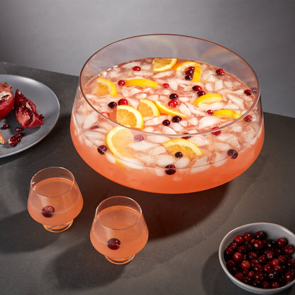 Raye Heavy Base Punch Bowl - Decor Addict, LLC
