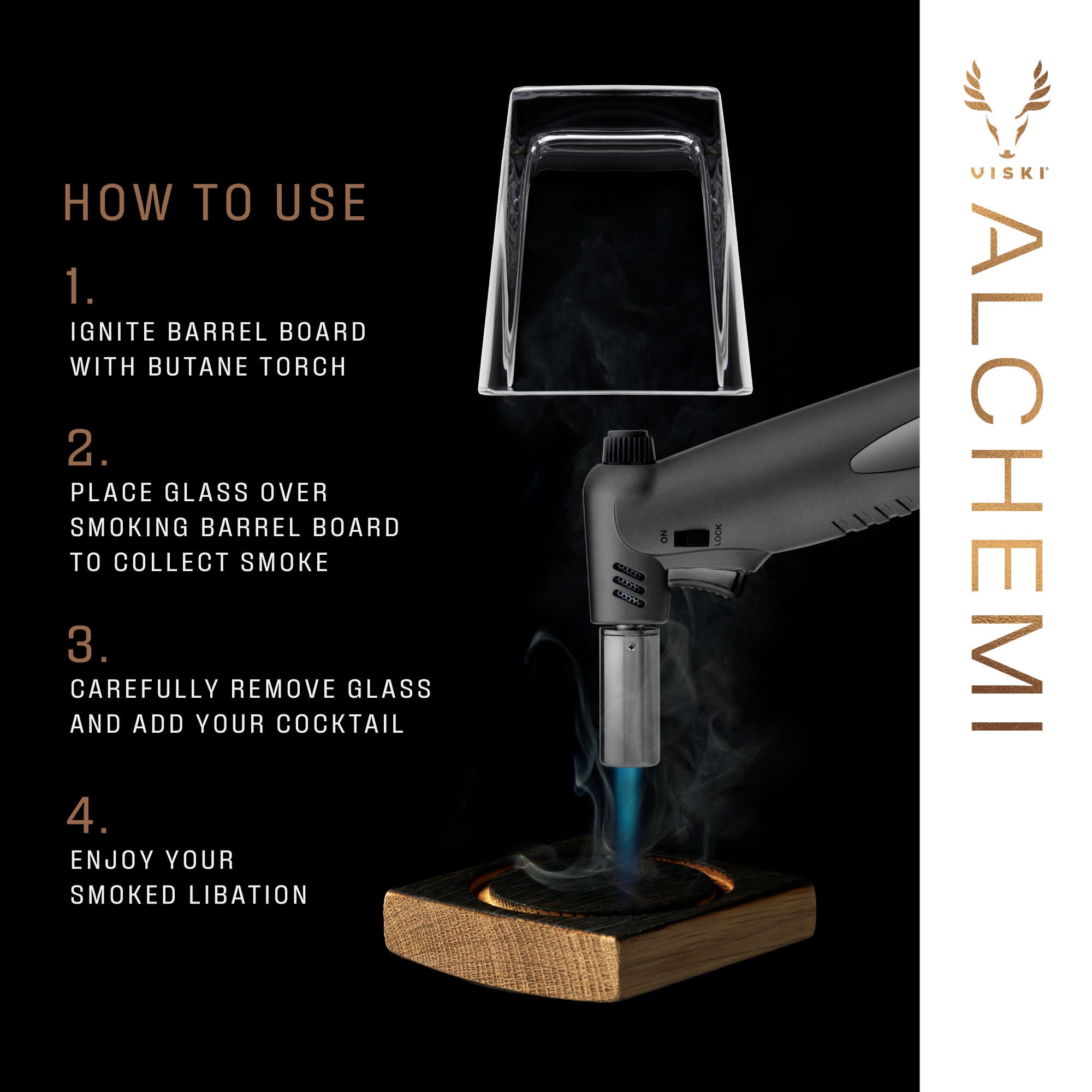 Alchemi Barrel Board Smoking Kit - Thumbnail 5