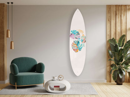 Monstera Leaves Acrylic Surfboard Wall Art - Decor Addict, LLC