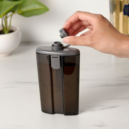 Easy-Fill Flask in Smoke Gray - Decor Addict, LLC