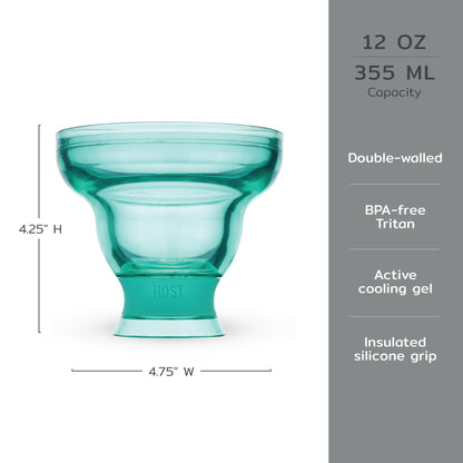 Margarita FREEZE™ in Aqua Blue, Set of 2 - Decor Addict, LLC
