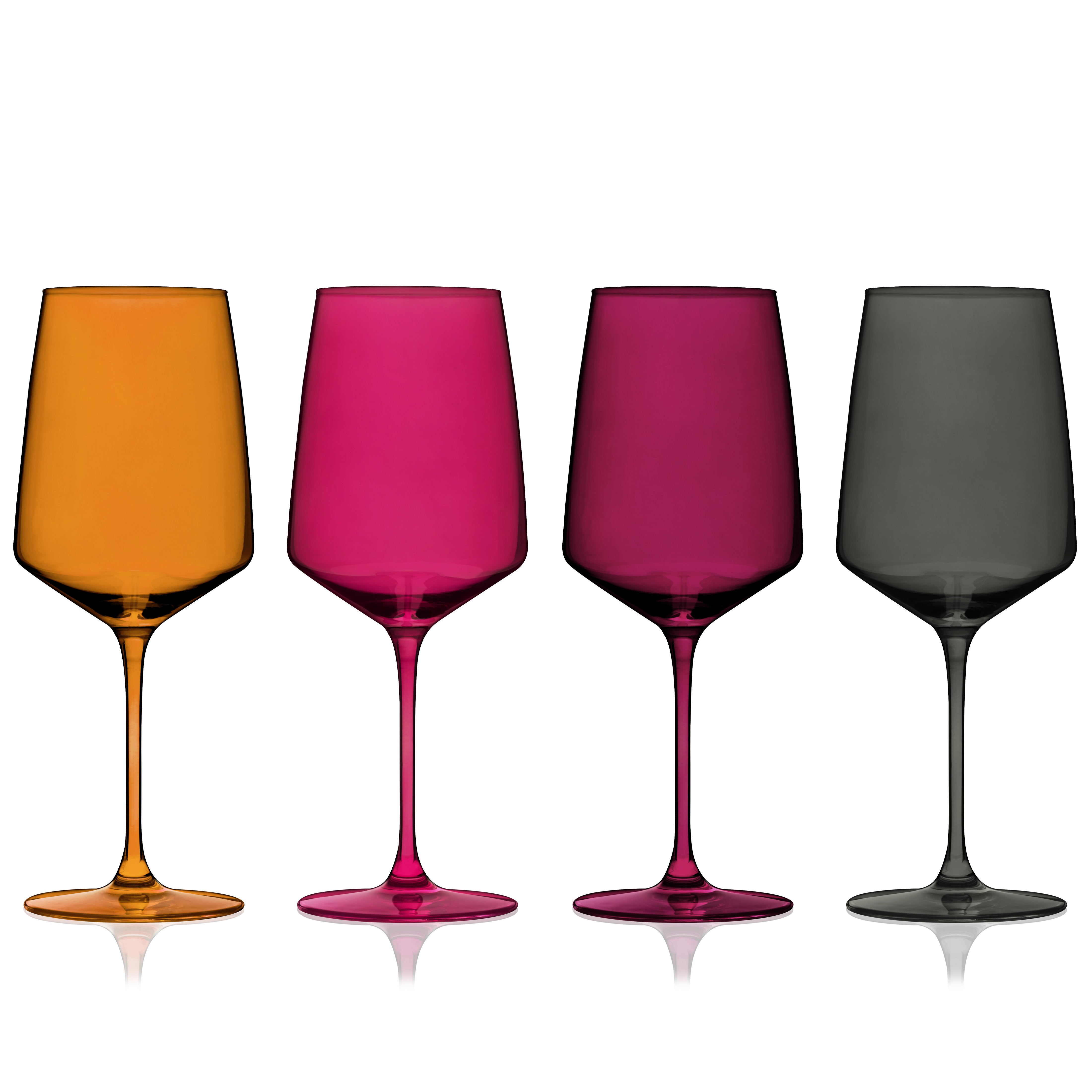Reserve Nouveau Crystal Wine Glasses in Sunset - Thumbnail 2