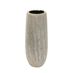 Ceramic 9.75" Vase,Champagne