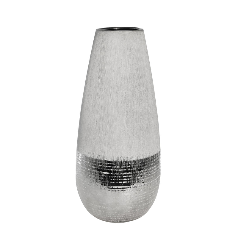 Ceramic Vase Collection, Gray/Gold